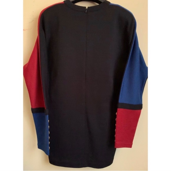 vintage 80’s Liz Claiborne color block knit dress - Picture 5 of 15